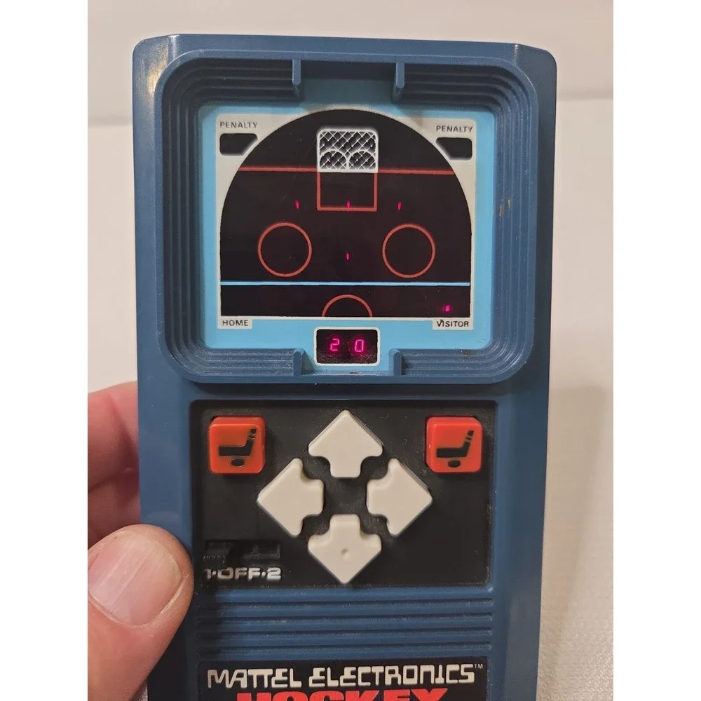 Vintage 1978 Mattel Hockey & Electronic Baseball Handheld Game Lot TESTED